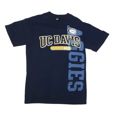 GEAR FOR SPORT UC DAVIS University Of California T-Shirt Blue Short Sleeve Mens M