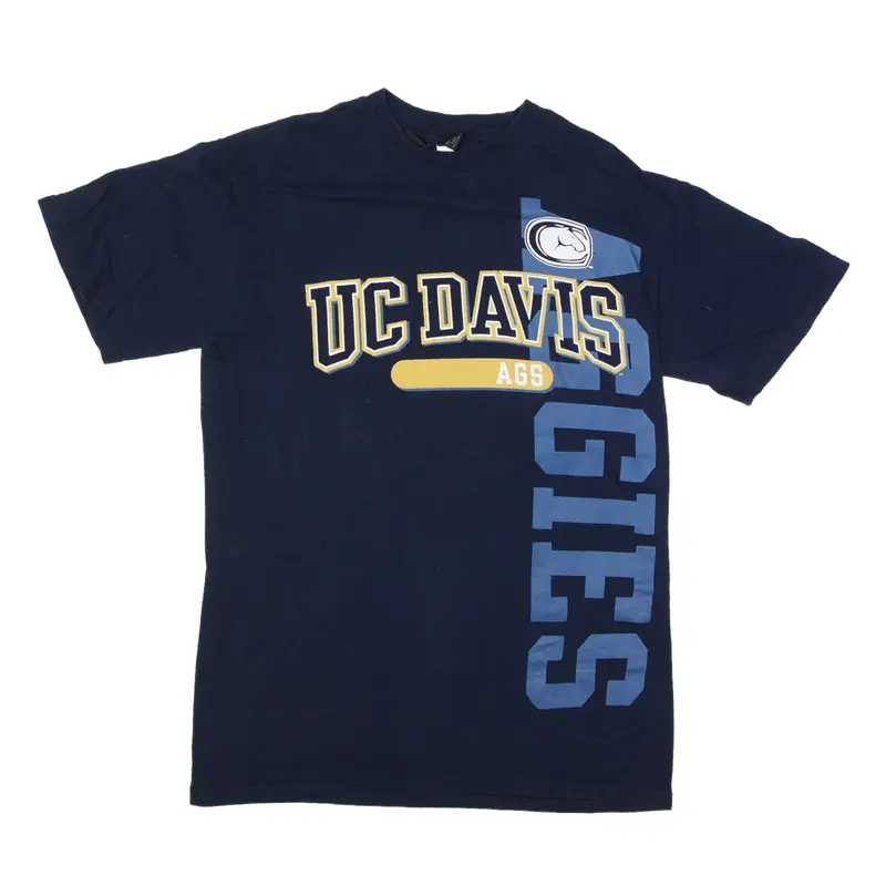 GEAR FOR SPORT UC DAVIS University Of California T-Shirt Blue Short Sleeve Mens M
