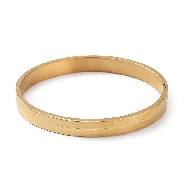 Ion Plating(IP) 304 Stainless Steel Plain Bangle