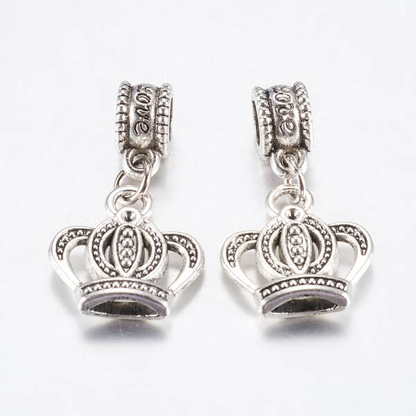 Tibetan Style Alloy European Dangle Charms