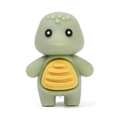 Tortoise Food Grade Silicone Focal Beads
