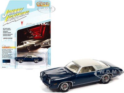 1973 Pontiac Grand Am Admirality Blue Metallic with Cream Top \