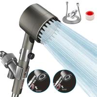 2025 New Pressure Shower Head Set with 3-Speed Adjustable Universal Interface, Hose Holder, OneClick Water Stop Filter Shower...