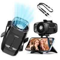 Father's Day Gift, Waist Fan-Under Shirt Fan,Rechargeable,LED Lights, 4 Speeds, Body Fan for Outdoor Workers, Fishermen, Wa...
