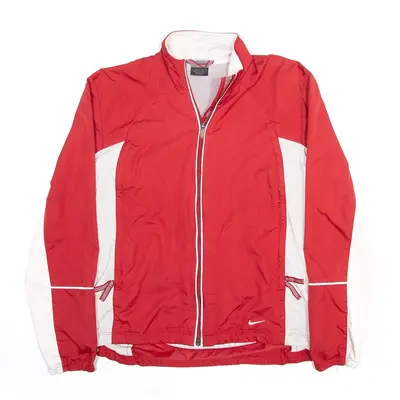 NIKE Sport Red Track Jacket Womens S