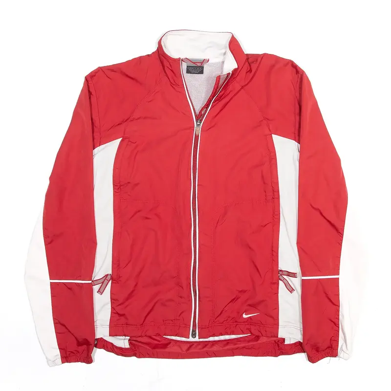 NIKE Sport Red Track Jacket Womens S