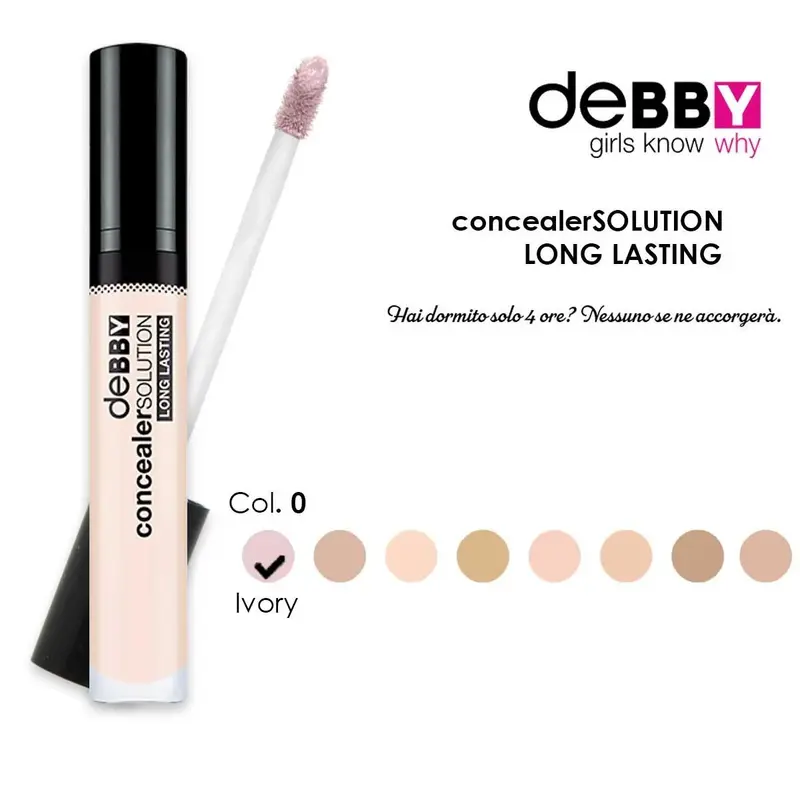 Debby Fluid Concealer Solution 0 - Ivory