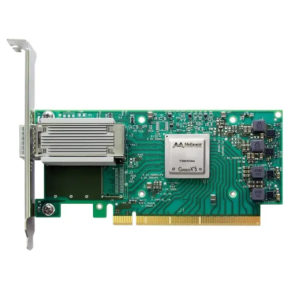 Mellanox MCX515A-GCAT | ConnectX 1-Port 100GbE QSFP28 PCI Express 3.0 x16 Gigabit Ethernet Server Network Adapter Card