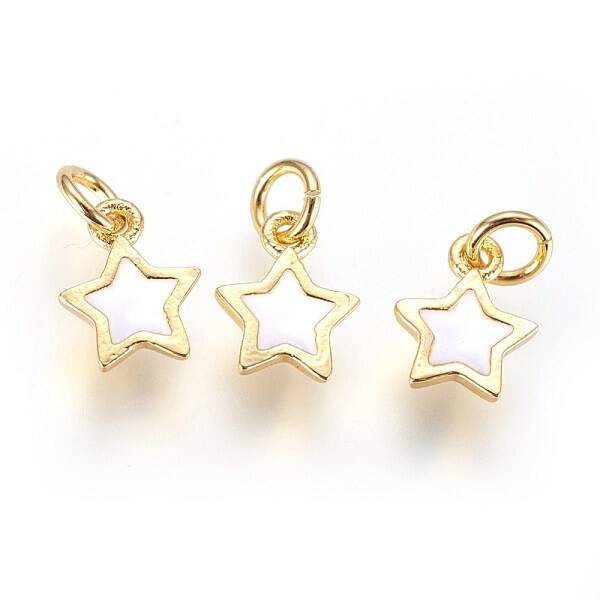Enamel Brass Charms