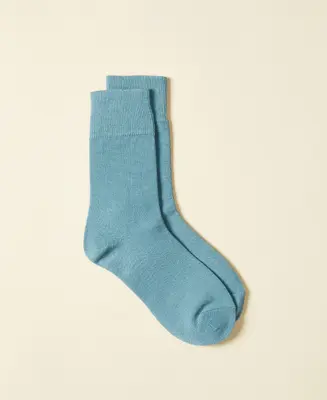 Women's Wool Crew Sock Clyde - Powder Blue