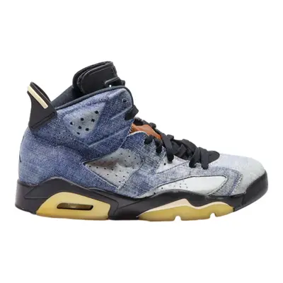 AIR JORDAN High Top Trainers Blue Synthetic Mens UK 8