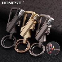 Multifunctional windproof keychain, creative outdoor waterproof and portable, equipped with a multifunctional keychain with a...