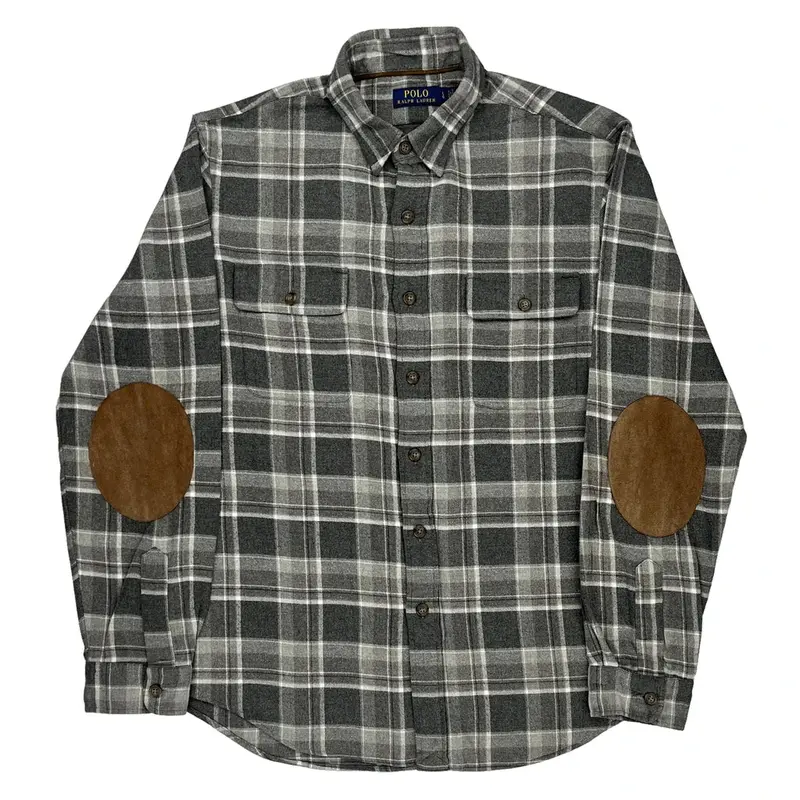 Ralph Lauren Shirt - Large Grey Cotton