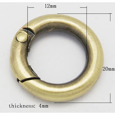 Alloy Spring Gate Rings