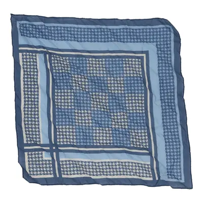 Unbranded Checked Scarf - No Size Blue Polyester