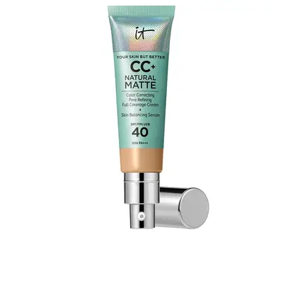 It Cosmetics Cc Natural Matte Cream Foundation Spf40 Medium Tan 32ml