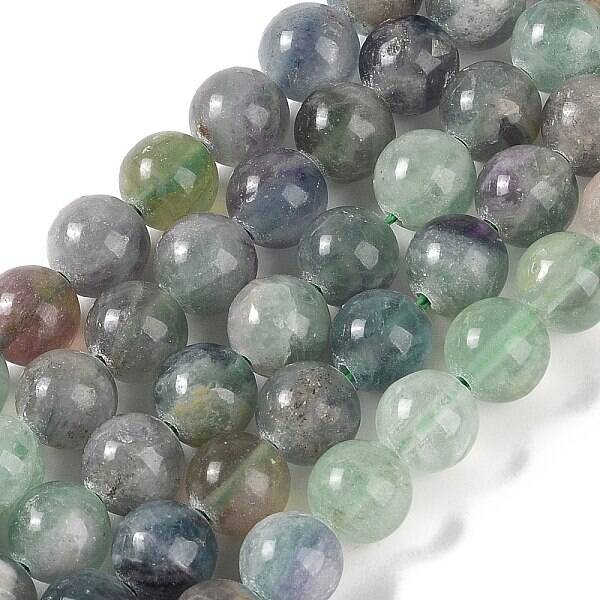 Natural Fluorite Beads Strands