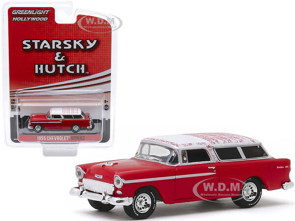 1955 Chevrolet Nomad Red with White Top \