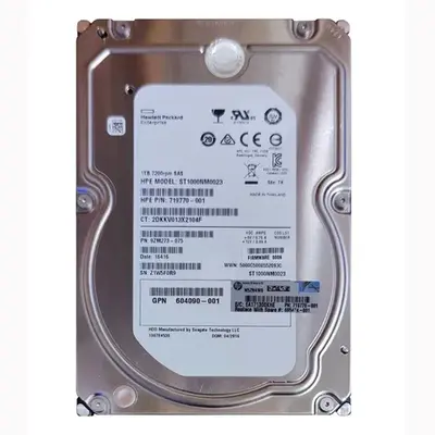 719770-001 HP 1TB 6Gb/s SATA 7200 3.5-inch 128MB Hard Drive