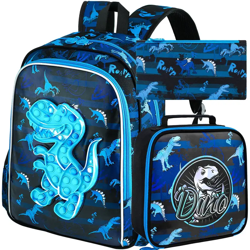 3PCS Backpacks for Boys, 16\