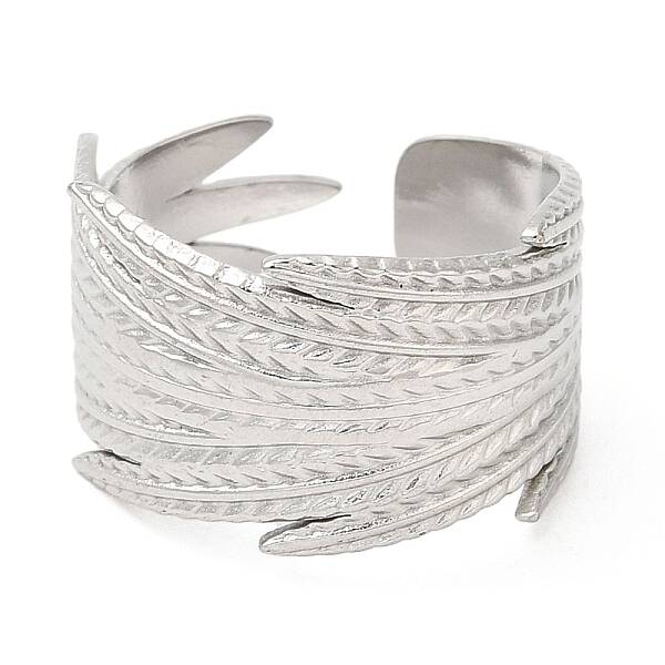 Non-Tarnish 304 Stainless Steel Open Cuff Rings