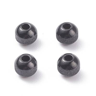 Textured 304 Stainless Steel Beads