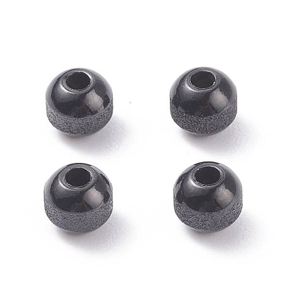 Textured 304 Stainless Steel Beads