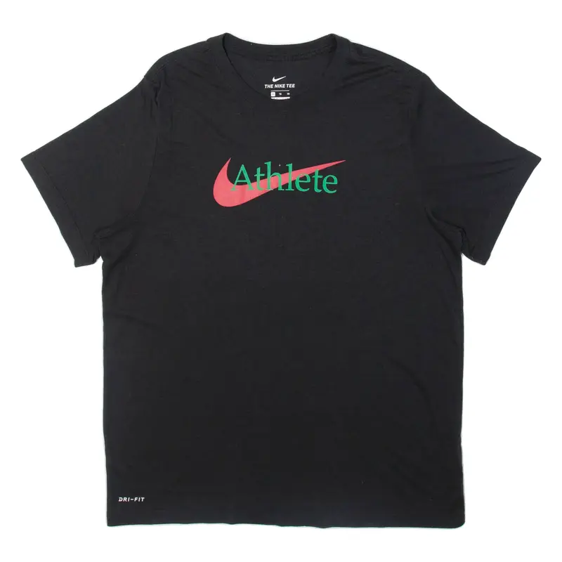 NIKE Athlete Mens T-Shirt Black XL
