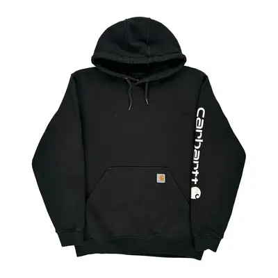 Carhartt Hoodie - Medium Black Cotton Blend