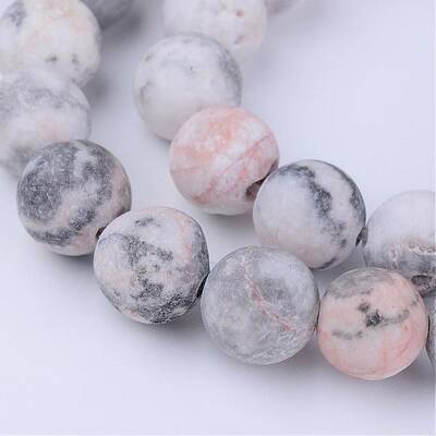 Natural Zebra Jasper Beads Strands