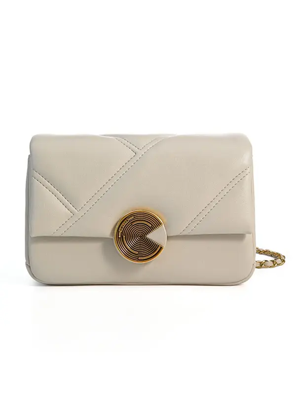 Smting  quilted chain bag with Disc Lock