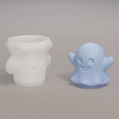 Halloween Ghost DIY Silicone Display Statue Molds