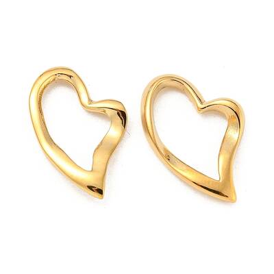 304 Stainless Steel Heart Linking Rings