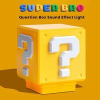 Super Mario Question Block Light - Original GamingSound Effects for Room Decoration, Boy'sFavorite Gift, Holiday Season Gift