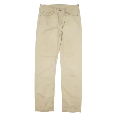 LEVI'S 514 Trousers Green Slim Straight Mens W29 L32