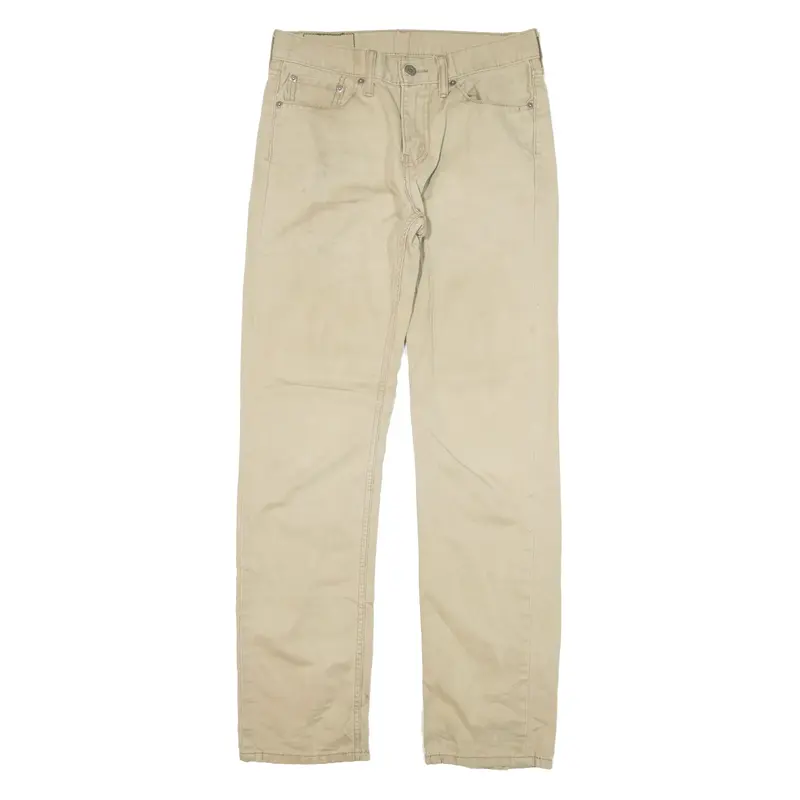 LEVI'S 514 Trousers Green Slim Straight Mens W29 L32
