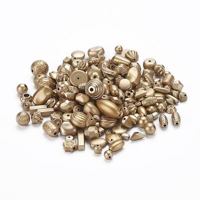 Plated Acrylic Beads