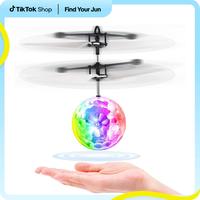 Allaugh Flying Ball Toys, RC Toy for Kids Boys Girls Rechargeable Light Up Ball Drone Infrared Induction Helicopter with Remo...