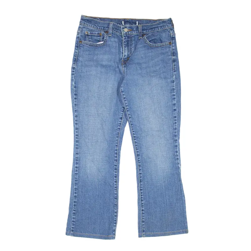 LEVI'S Jeans Blue Denim Slim Bootcut Stone Wash Womens W28 L26
