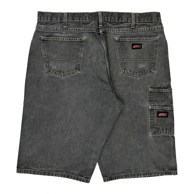 Dickies Cargo Denim Shorts - 38W 14L Dark Wash Cotton