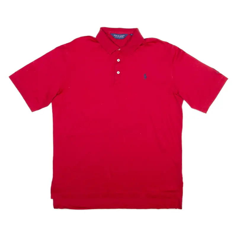 POLO RALPH LAUREN Mens Polo Shirt Red M