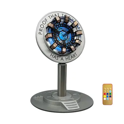 Reactor Light, Rechargeable Superhero Lamp, Multi-Color Cute Table Decor, Gift for Him.(Touch/Remote Control).