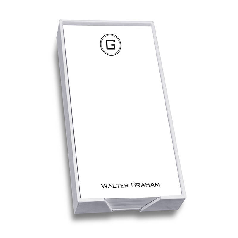 Crest Mini List - White with holder