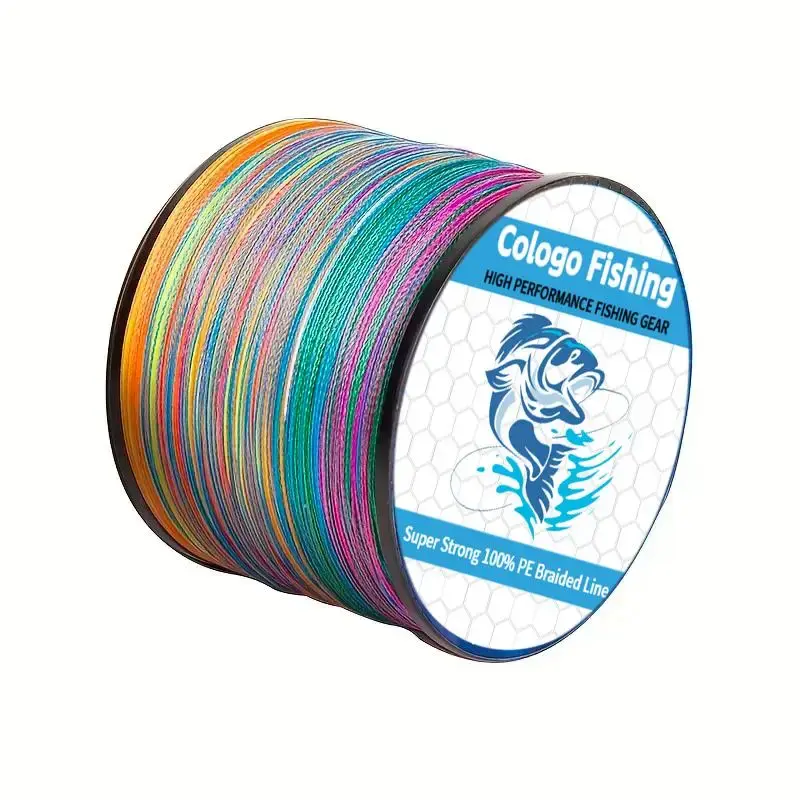4-strand Multifilament Braided Fishing Line, 500m/1640ft Fishing Line, Strong Durable & Long-lasting Fishing Line, Tackle Ac...