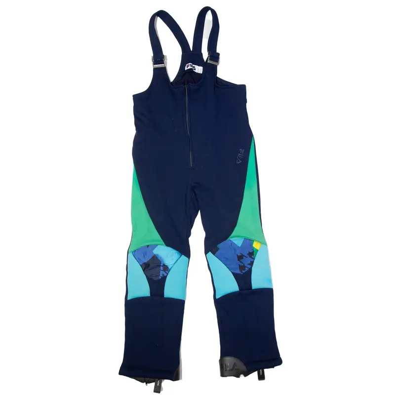 FILA Padded Watersports Overalls Blue Nylon Straight Boys W33 L25