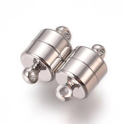 Brass Magnetic Clasps with Loops