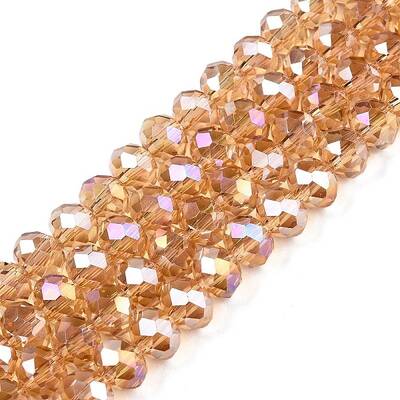 Electroplate Glass Beads Strands