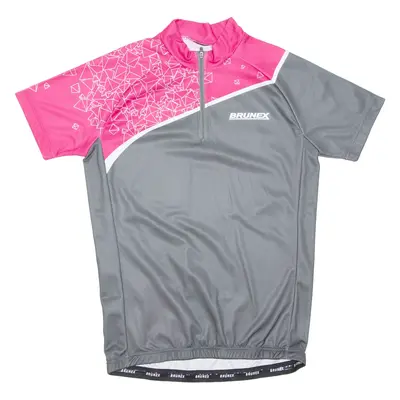 BRUNEX Cycling Mens Jersey Grey 1/4 Zip M