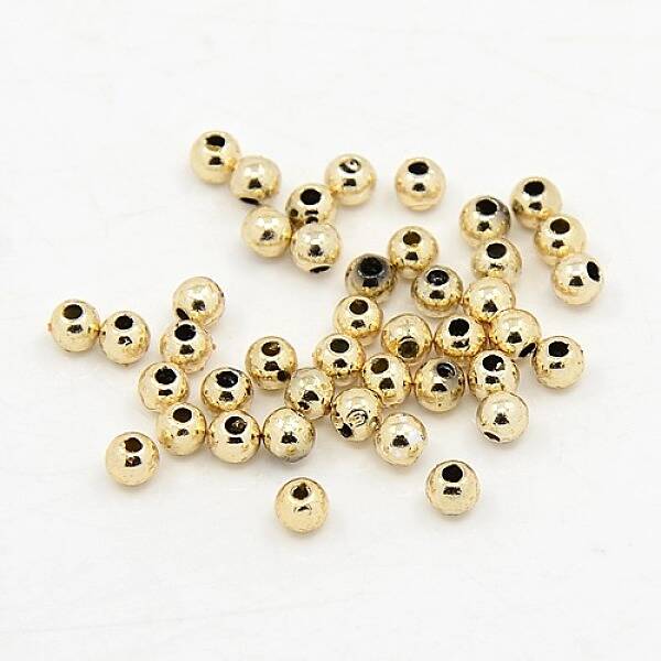 Plating Plastic Acrylic Round Beads