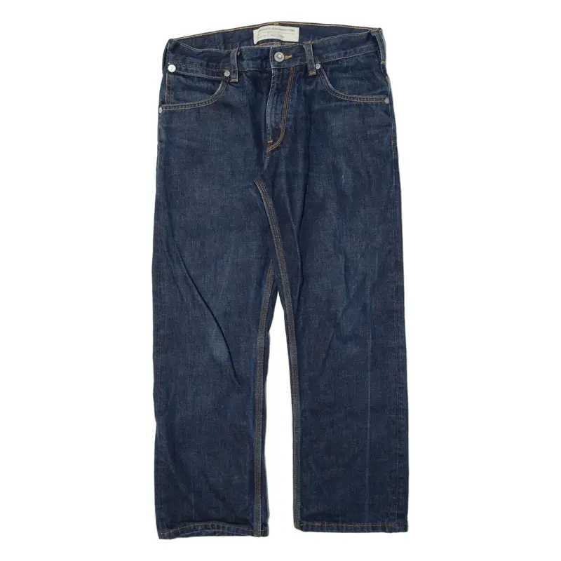 FRENCH CONNECTION Mens Jeans Blue Regular Straight W30 L25